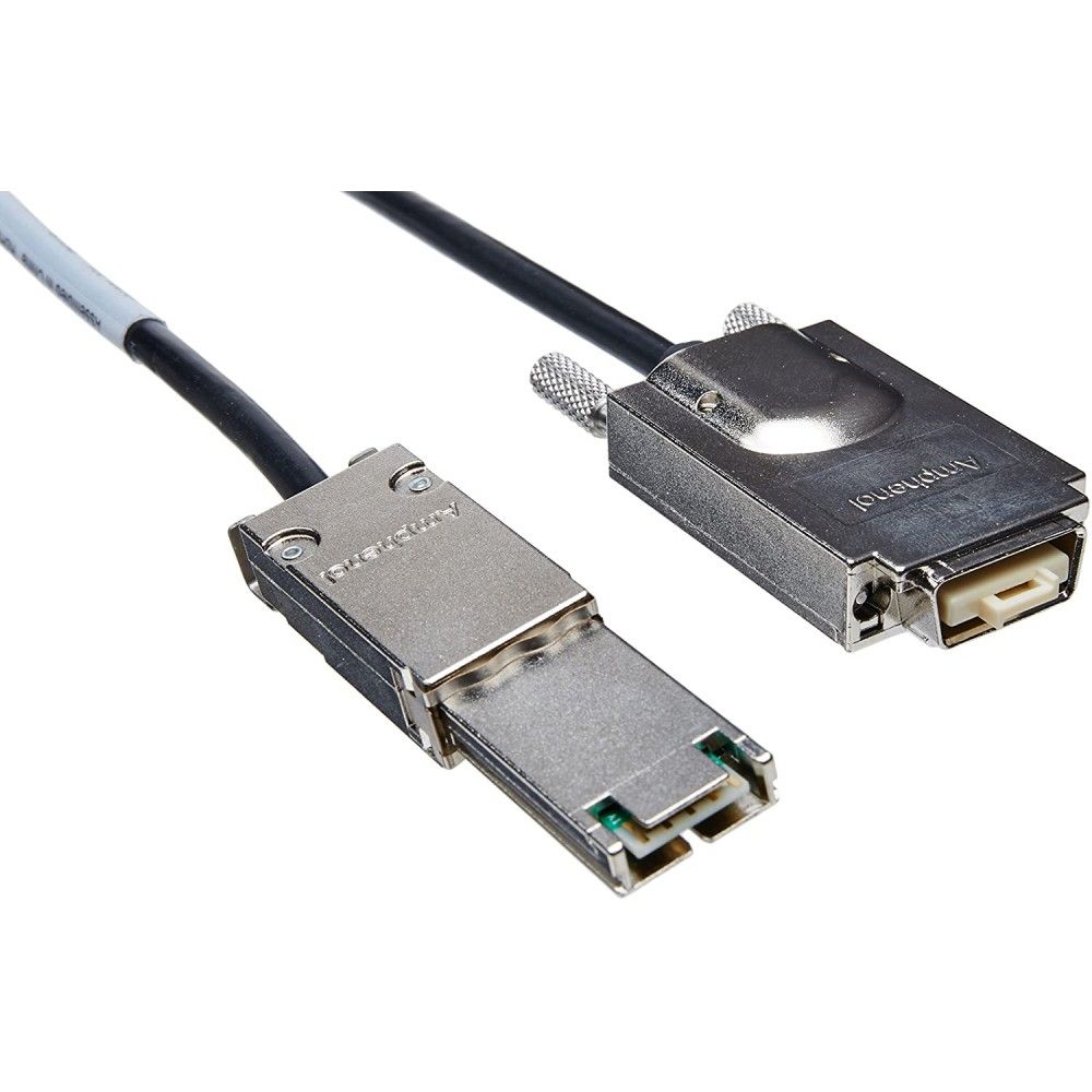 Кабель HPE AE468A 4m Infiniband (SFF8470 Thumbscrew CX4) to Mini-SAS (SFF8088) 1x SAS Cable, 430065-001