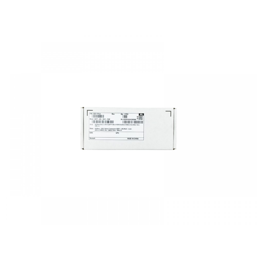 Трансивер Huawe* QSFP-40G-eSDLC-PAM-G2 40GBase-eSDLC QSFP+ 40G 850nm PAM4-G2 0.1km-OM3 0.3km-OM4 LC (02312ELG)