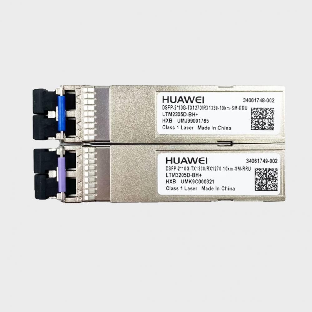Трансивер Huawe* 34061749 LTM3205D-BH+ BiDi SFP+ TX 1330nm RX 1270nm 9.95 20.3Gb/s 0dBm 5dBm LC G652 10km (34061749)