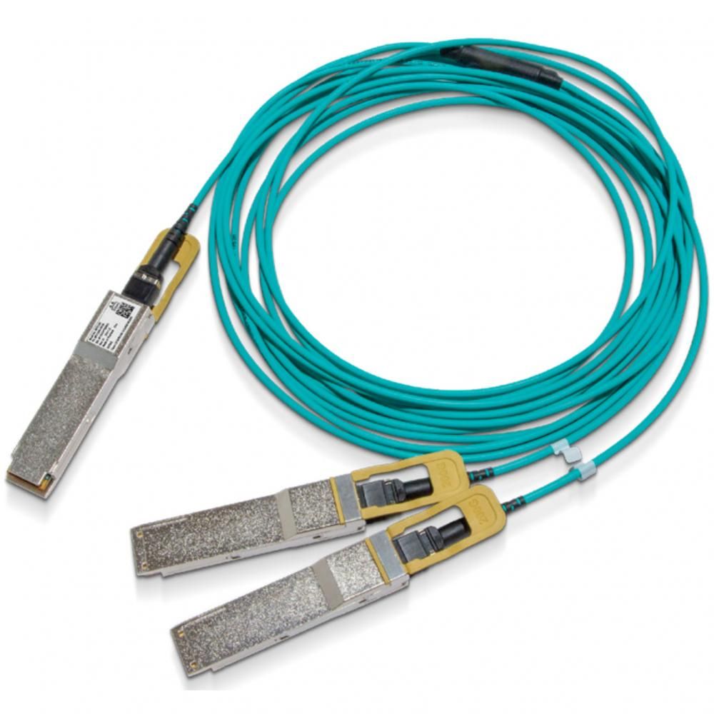 Трансивер-кабель Mellanox MFS1S50-H015E IB HDR 200Gb/s to 2x100Gb/s QSFP56 to 2xQSFP56 LSZH 15m
