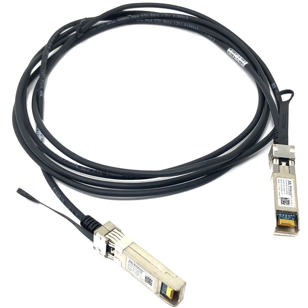 Трансивер-кабель Mellanox MCP2104-X003B ETH 10GbE 10Gb/s SFP+ 3m Black Pulltab Connector Label