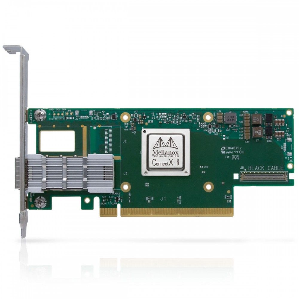 Сетевая карта Mellanox MCX653105A-HDAT-SP ConnectX-6 VPI HDR IB 200Gb/s and 200GbE QSFP56 PCIe4.0
