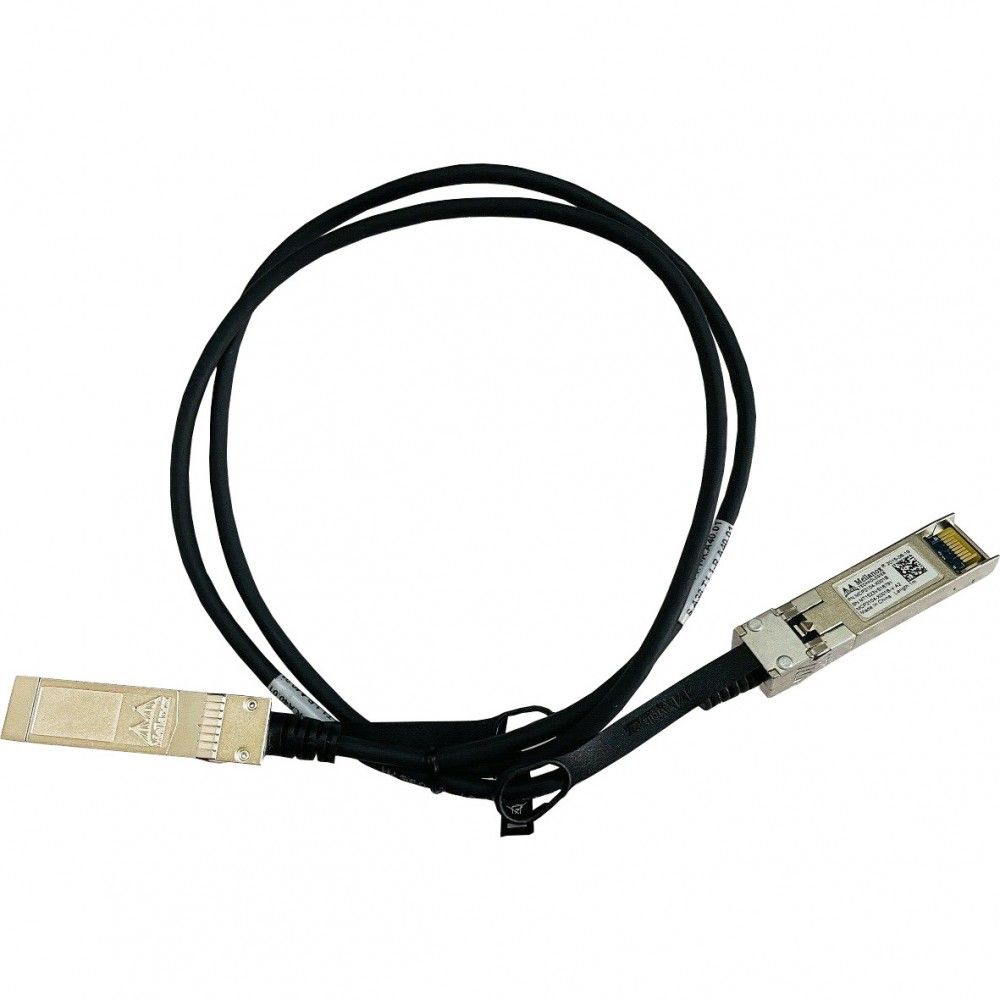 Трансивер-кабель Mellanox MCP2104-X001B ETH 10GbE 10Gb/s SFP+ 1m Black Pulltab Connector Label