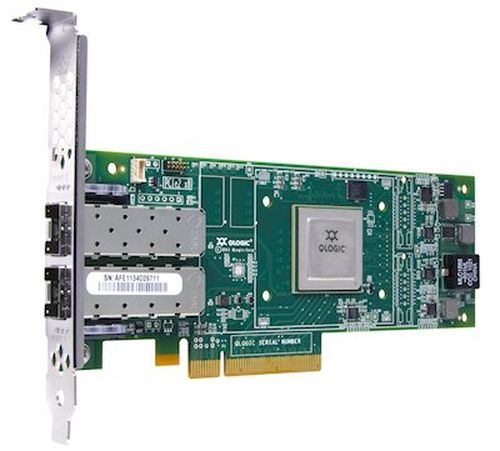 Сетвевая карта QLogic 16Gb FC Dual-port HBA, QLE2662-CK